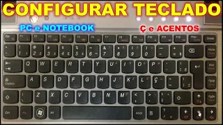 Como Configurar Teclado Desconfigurado, Ç e ACENTOS, Configuração do Teclado ABNT2, Por Ramos info!