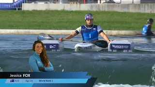 Jessica Fox Australia final / 2023 ICF Canoe-Kayak Slalom World Cup Vaires Sur Marne Paris France