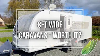 8ft wide caravans - our experience so far