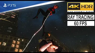 Spider-Man Miles Morales - PS5 Gameplay Ray Tracing (4K HDR 60FPS) | Next GEN gameplay