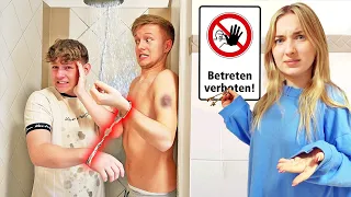 Einen Tag mit HANDSCHELLEN an ASH gekettet!! **CHALLENGE ESKALIERT