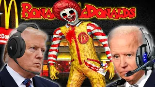 US Presidents Play Ronald McDonalds Horror Game (SCARY)