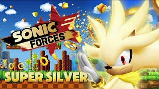 jugando con super silver en nivel 1 Sonic forces speed battle