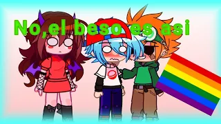 No,el beso es así meme//gacha club~bf x pico? 🤨🏳️‍🌈//tambien un poco bf x gf~sunky universe 27