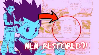 Gon's nen restored?! (hunterxhunter discussion)