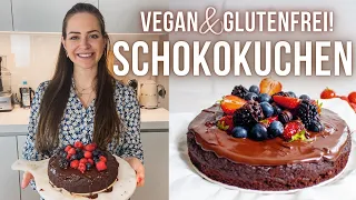 Veganer Schokokuchen - schnell, lecker, glutenfrei & ohne raffinierten Zucker!! | Lini's Bites