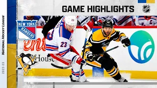 Rangers @ Penguins 12/20 | NHL Highlights 2022