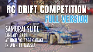 RC DRIFT COMPETITION - Samurai Slide at High Voltage Garage and Wichita, Kansas January 27th, 2024