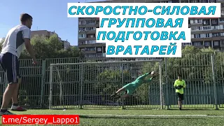 ГРУППОВАЯ СКОРОСТНО-СИЛОВАЯ ВРАТАРСКАЯ ТРЕНИРОВКА