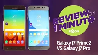 Samsung Galaxy J7 Pro vs Samsung Galaxy J7 Prime 2 - COMPARATIVO | REVIEW EM 1 MINUTO