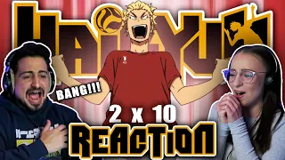 A NEW MOVE!! 🏐 Haikyuu!! Season 2 Episode 10 REACTION! | 2x10 "Cogs"