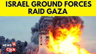 Israel-Hamas Conflict Rages On For 21st Consecutive Day | Fire Ablaze At Border | English News N18V