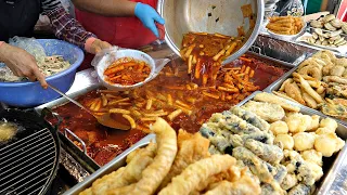 Korean singers are regulars here?! Famous Tteokbokki - BEST 5 / Korean Street Food