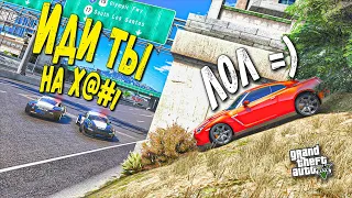 ОРУ! ПАША СГОРЕЛ И ВЫШЕЛ ИЗ ИГРЫ! ПОЛИЦЕЙСКИЕ ПОГОНИ В GTA 5 ONLINE!