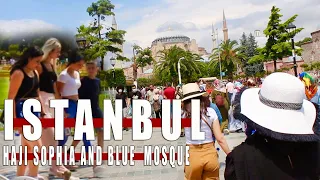 Istanbul SultanAhmet |Walking Tour In A Historical Neighborhood 3 July 2021|4k HD 60fps