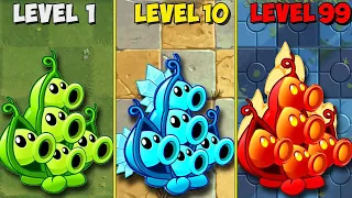 Random 20 PEA Family Plants Battlez - Who Will Win? - PvZ 2 Plant vs Plant v10.8.1