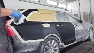 Painting a car with Standox Standoblue and extreme clearcoat