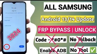 WITHOUT PC 2024 All Samsung Android 13/14 FRP Bypass | After Reset Google