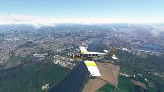 BEECHCRAFT Bonanza G36 / Bordeaux to Clermont-Ferrand / Microsoft Flight Simulator 2020