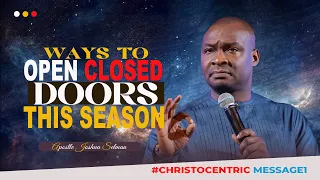 [Declare This] ALL CLOSED DOORS MUST BE FORCED OPEN - APOSTLE JOSHUA SELMAN