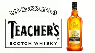 Unboxing Novo Whisky Teachers (Engarrafado na Escócia) 🥃 - Shopee