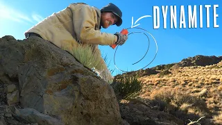 Blowing Up Dynamite To Get Into An Abandoned Mine