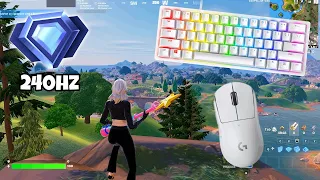 🏆 Fortnite Gameplay 💤 (Chapter 5 Season 2) 😴 Satisfying Keyboard 240 FPS