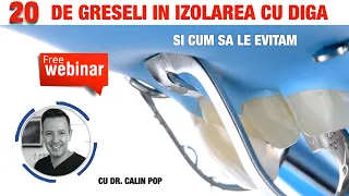 20 DE GRESELI IN IZOLAREA CU DIGA SI CUM SA LE EVITAM