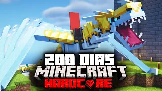 Sobreviví 200 días En Un Apocalipsis de Dragones En Minecraft HARDCORE... Esto fue lo que pasó