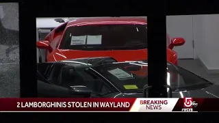 2 Lamborghini SUVs stolen in heist
