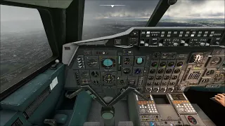 Concorde precision ILS landing in MSFS live weather