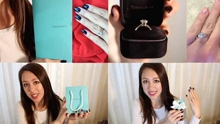 TIFFANY SETTING ENGAGEMENT RING | Unboxing