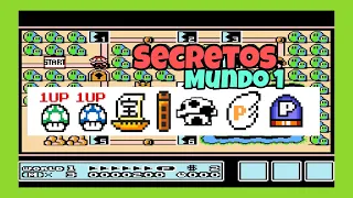 Super Mario Bros 3 | Secretos trucos del mundo 1 | World 1 secrets 🎮 Andy Lo Plays 🎮