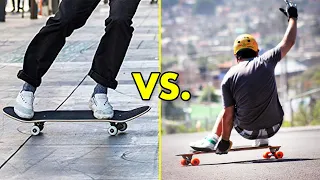 Skateboarding vs. Longboarding #2 (Wins & Fails)