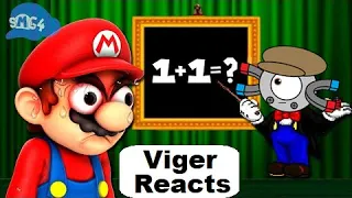 Viger Reacts to SMG4's "Video ends when Mario gets 1 IQ ft. Luigi"