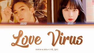 KIHYUN, SEOLA (기현, 설아) - Love Virus (What's Wrong with Secretary Kim) || CCoded Lyrics (Han.Rom.Eng)