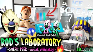 Ice Scream 7 Friends: Lis - ROD'S secret LABORATORY Sneak Peek!😱🧪🔥( Official ) | Ice Scream 7 Teaser