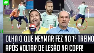 "Cara, por ESSAS IMAGENS, o Neymar..." OLHA o que o craque do Brasil FEZ ao VOLTAR a CAMPO na Copa!