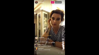 Ксения Бородина с мужем в прямом эфире Instagram 23.03.2017