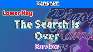 The Search Is Over by Survivor (Karaoke : Lower Key)