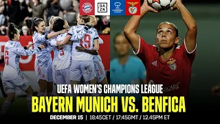 FC Bayern x Benfica | Dia de Jogo da UEFA Women’s Champions League 6 Jogo na Íntegra