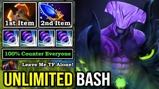 CRAZY UNLIMITED BASH 7.24 Scepter Void Time Walk Bash 100% Counter Pro AM with Battlefury DotA 2