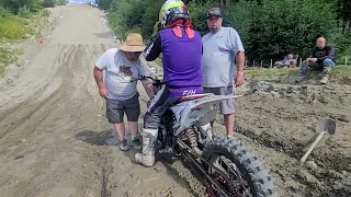 SUZUKI GSXR 750 DIRT BIKE @ MONSON MASS HILL CLIMB QUABOAG RIDERS MC 2022