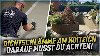 DIY Dichtschlämme am Koiteich! Koiteich abdichten! Darauf musst du achten!