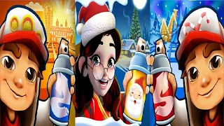 Subway Surfers Monaco VS Christmas 2022 North Pole Clementine VS Subway Crazy Run: Endless Surf