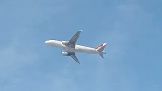 Philippine Airlines RP-C8397 Airbus A320-214 Takeoff from Zamboanga City