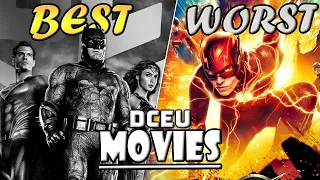 The Best and Worst DCEU Movies