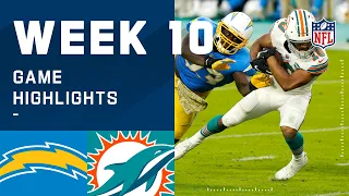 Chargers vs. Dolphins Week 10 Highlights | NFL 2020