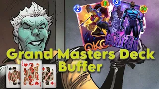 Grand Masters Deck Buffer Beautiful Power!!! (Marvel Snap)