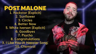 ✨ Post Malone ✨ ~ Greatest Hits 2024 Collection ~ Top 10 Hits Playlist Of All Time ✨